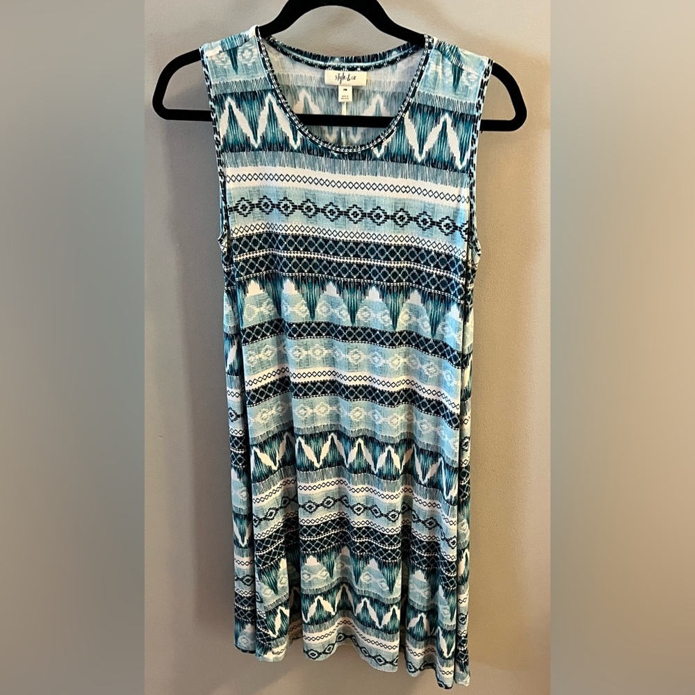 Style & Co Flip Flop, Printed Dress